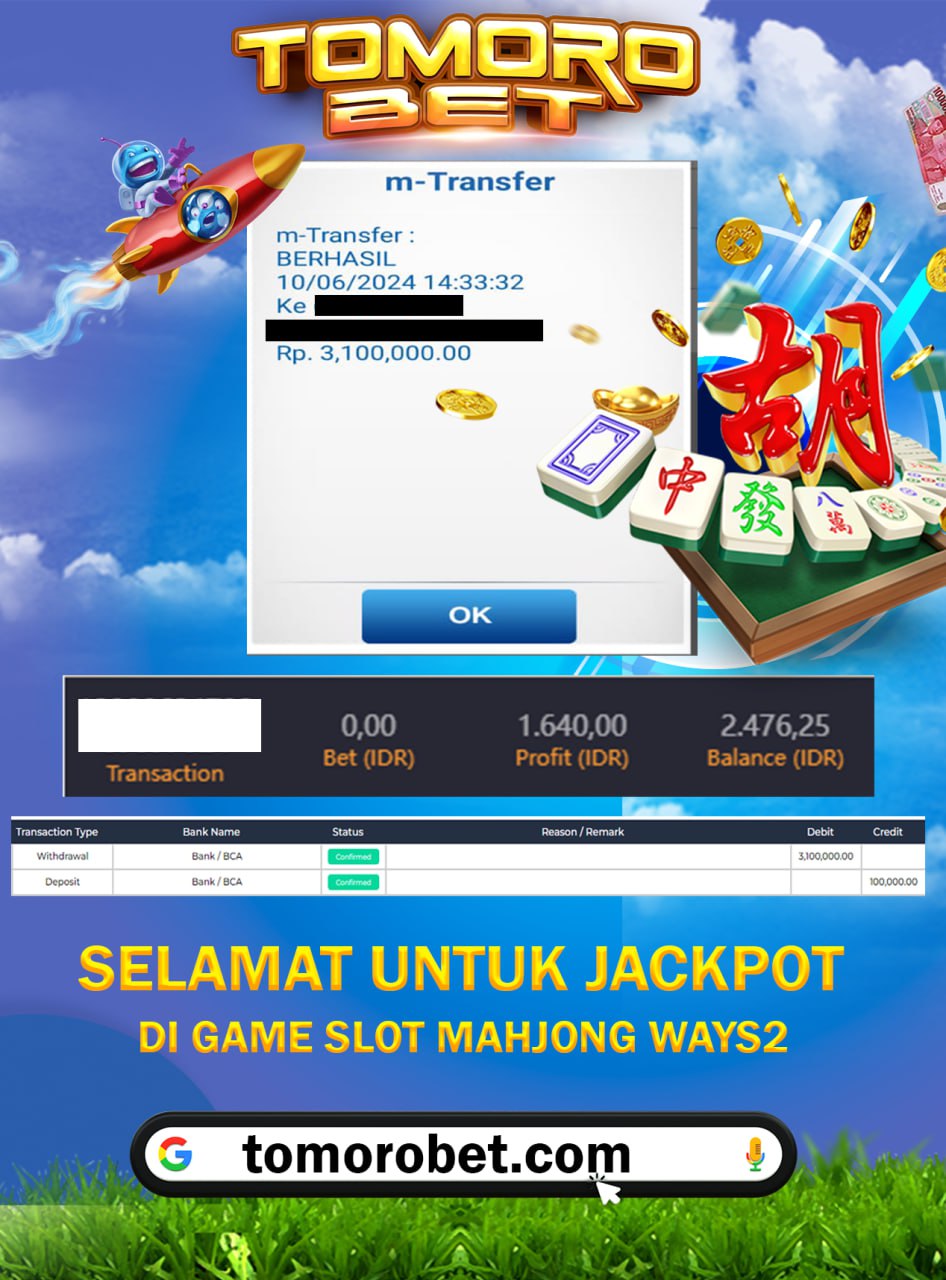 BUKTI JP TOMOROBET 12 JUNI 2024