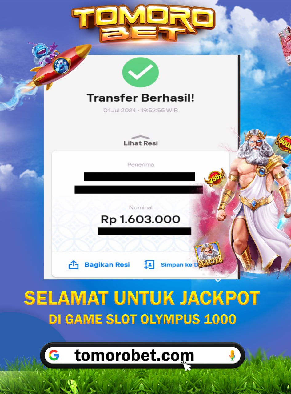 BUKTI JP TOMOROBET 01 JULI 2024