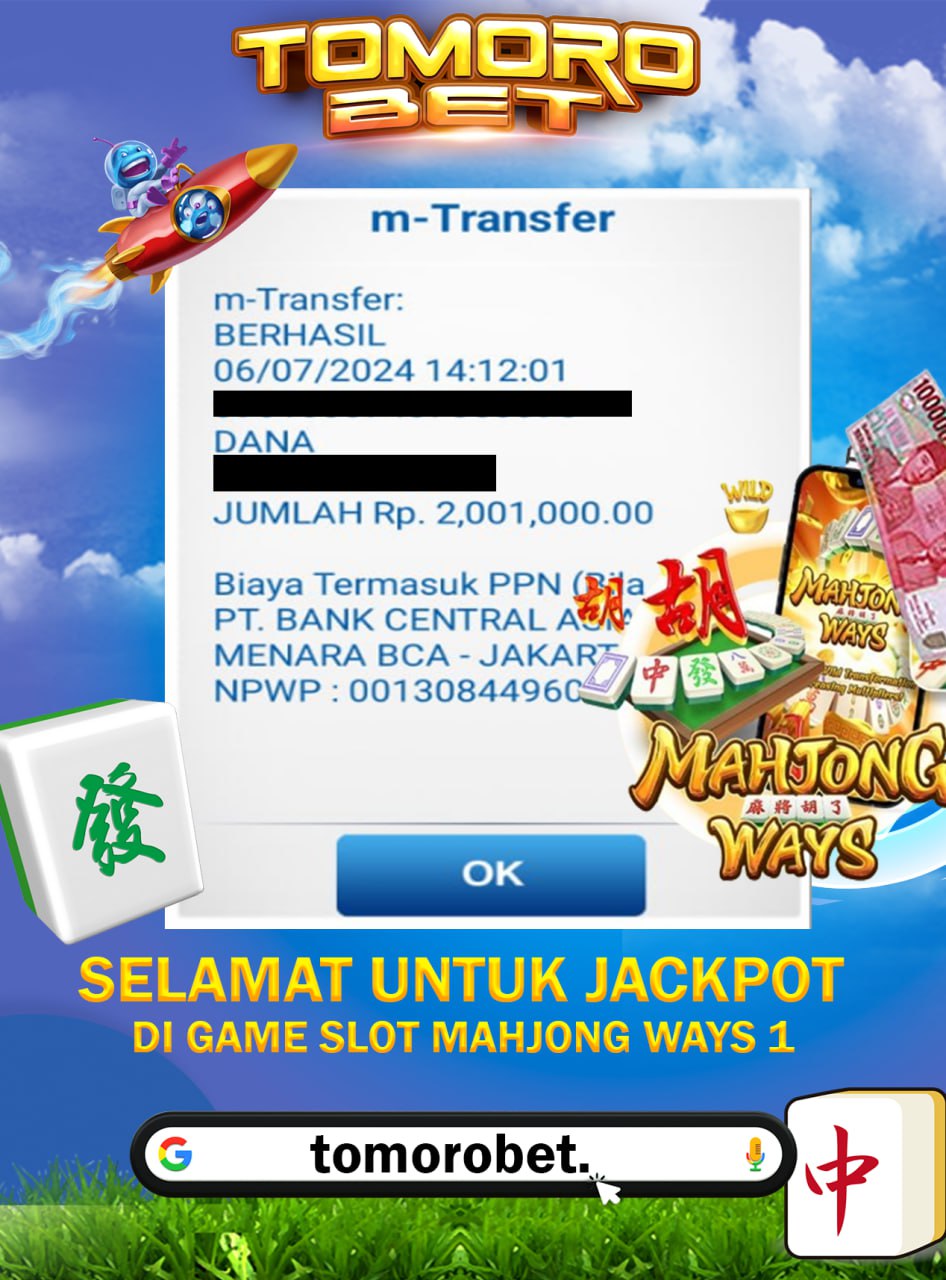 BUKTI JP TOMOROBET 06 JULI 2024