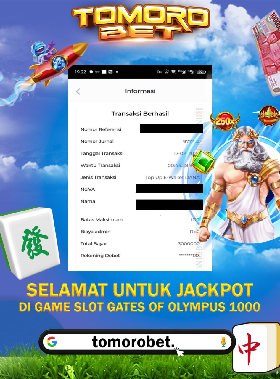 BUKTI JP TOMOROBET 17 AGUSTUS 2024